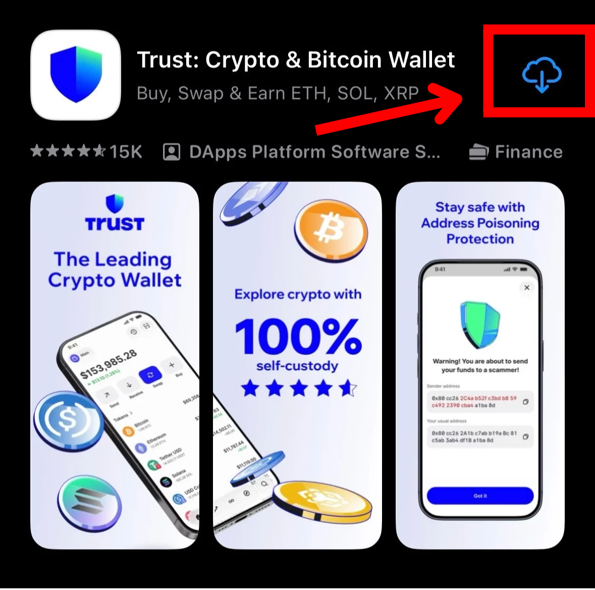 Step 1: Download Trust Wallet
